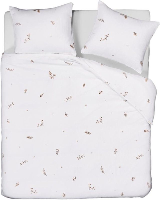 Dekbedovertrek - Wit - Katoen - 1 Persoon