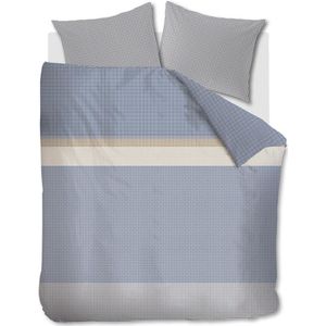 Vency Dekbedovertrek 200 x 200 cm, 3-delig, rood, Öko-Tex 80% katoen en 20% polyester, 1 x dekbedovertrek met ritssluiting 2 x kussenslopen met envelopsluiting, 65 x 65 cm, model puzzel