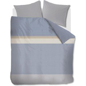 Beddinghouse Dekbedovertrek Bernou Blauw 240x200/220 cm