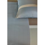 Kardol - Sloane Square - Dekbedovertrek - Blauw Grijs - Satijn - 1-Persoons