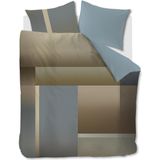 Kardol - Sloane Square - Dekbedovertrek - Blauw Grijs - Satijn - 1-Persoons