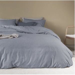 Dekbedovertrek egyptisch katoen blauw – CASA DORMI