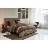Beddinghouse - Fera - Dekbedovertrek - Bruin - 200x200/220 cm