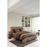Beddinghouse - Fera - Dekbedovertrek - Bruin - 260x200/220 cm