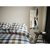 Beddinghouse - Sem - Flanellen Dekbedovertrek - 1-persoons - 140x220 cm