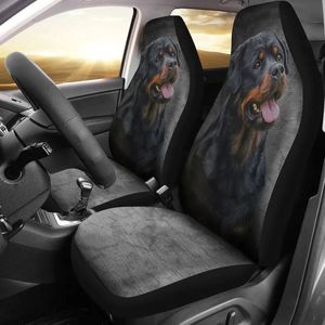 Stoelhoezen auto - universeel - stoelhoes voor in de auto - stoelovertrek - Rottweiler
