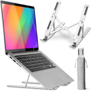 Laptop steun opvouwbaar / verstelbaar - Universele reis pocket standaard voor laptop - tablet - smartphone - boeken - folder houder - video bellen
