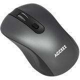 Accezz Draadloze Muis - Grijs - Bluetooth & USB-A - Links- en Rechtshandig