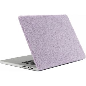imoshion Teddy Hard Cover voor de MacBook Pro 14 inch (2021 / 2023 M3 chip / 2024 M4 chip) - A2442 / A2779 / A2918 / A3112 / A3185 / A3401 - Lavender Lilac