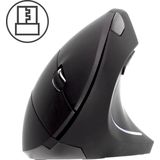 imoshion Ergonomische Draadloze Muis - Rechtshandige Muis Draadloos - USB-A - Zwart