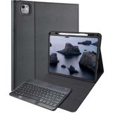 Accezz - AZERTY Bluetooth Keyboard Bookcase - Zwart - Kunststof