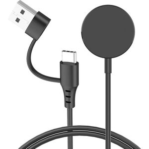 imoshion Oplaadkabel voor de Samsung Galaxy Watch USB-C en USB-A - 0,5 meter