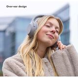 Selencia Urban Play Draadloze Koptelefoon - Active Noise Cancelling (ANC) - Met Opbergcase - Cosy Grey