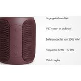 Selencia SH00073148 Draagbare & party speaker Bordeaux