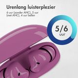 Imoshion - Aura Pro - Draadloze In-ear Oordopjes - Bordeaux - Active Noise Cancelling