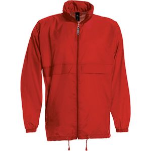 Windjas 'Sirocco Men Windbreaker' B&C Collectie maat L Rood VALT RUIM