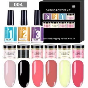 Livano Dipping Powder Starters Kit - Dipping Powder - Dip Nagels - Dipping Powder Nails Set - Dip Powder Nagels