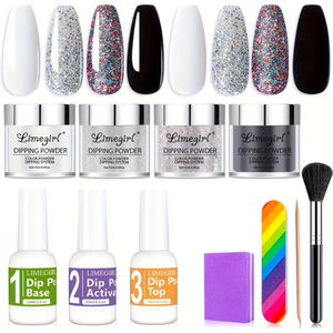 Livano Dip Nagels - Dip Powder Nagels - Dipping Powder - Dipping Powder Nails Set - Dipping Powder Starters Kit