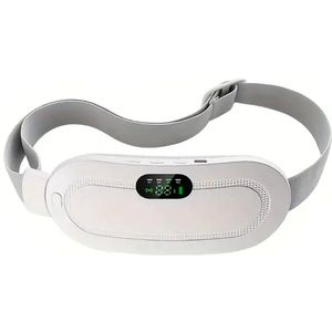 Livano Menstruatie Warmteband - Menstruatie Pijnverlichting - Menstruatie Kruik - Massageband - Massage Band - Wit