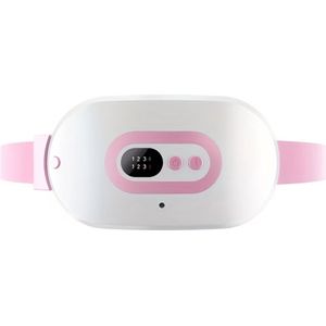 Livano Menstruatie Warmteband - Menstruatie Pijnverlichting - Menstruatie Kruik - Massageband - Massage Band - Wit