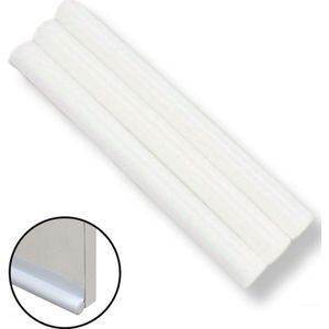 Livano Tochthond - Windstopper - Deurborstel - Tochtstopper - Tochtkussen - Kussen - Draft Stopper - Tochtstrip - Tochtband - Voor Deur - Wit