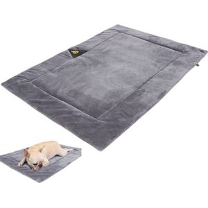 Livano Warmtemat - Verwarmingsmat - Kat - Hond - Kattenmand - Hondenmand - Verwarmd - Grijs XL