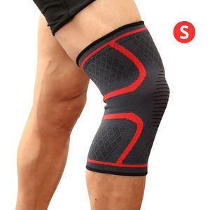 Livano Sportbrace Knie - Kniebrace - Knee Sleeves Powerlifting - Knee Support - Compressie Knie Brace - Knee Wraps - Dames - Heren - Rood - Maat S