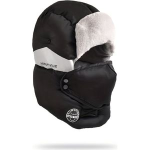 Livano Wintermuts - Heren - Dames - Volwassenen - Muts - Ski Mask - Bivakmuts - Balaclava - Ski Masker - Wintersport - Full Face Mask - Winter Masker - Zwart