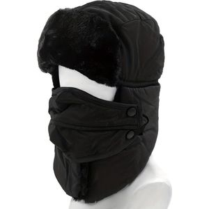 Livano Wintermuts - Heren - Dames - Volwassenen - Muts - Ski Mask - Bivakmuts - Balaclava - Ski Masker - Wintersport - Full Face Mask - Winter Masker - Voor Winter - Zwart