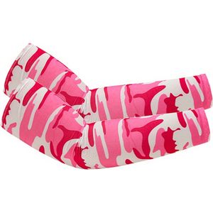 Livano Armstukken - Armwarmers Heren & Dames - Polswarmers - Camouflage Roze