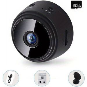 Livano Spy Camera - Draadloos - Verborgen - 1080p HD - Zwart + 32G-kaart