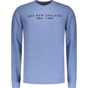 NZA - Blauwe sweater met NZA logo - Brave Blue