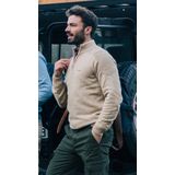 NZA New Zealand Lincoln - Half Rits Trui - Shimmering Sand