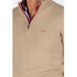 NZA New Zealand Lincoln - Half Rits Trui - Shimmering Sand