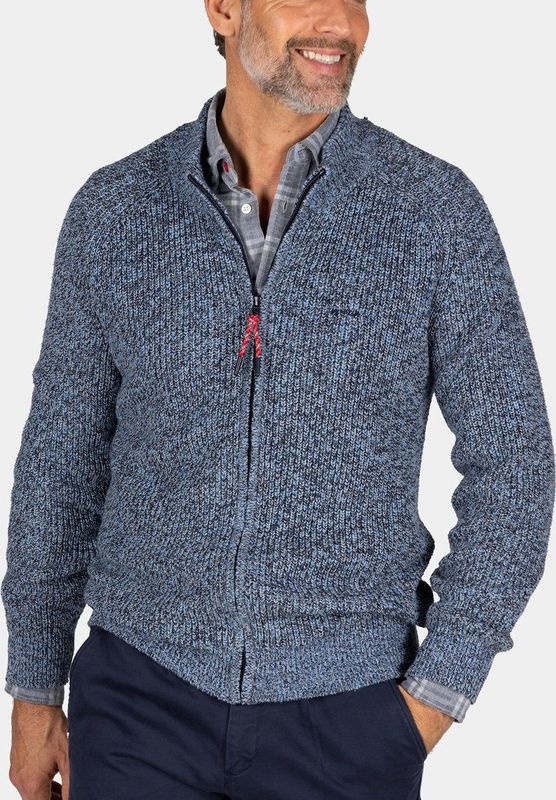 NZA New Zealand Auckland - Gebreid vest - Heren - rood - Katoen - 24HN412 Joshua