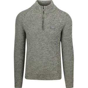 New Zealand - Trui - Groen - Katoen - Half Zip