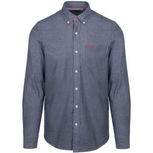 NZA Hemd James Twill Navy - Größe M