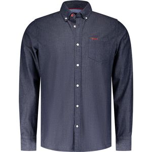 NZA New Zealand Auckland - James - Overhemd - Schimmering Sand - Katoen Poplin Stretch