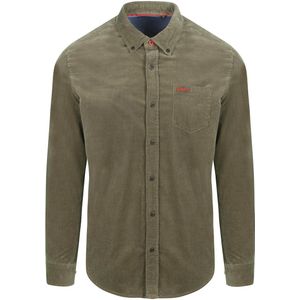 NZA - Omar - Corduroy Overhemd - Donkergroen