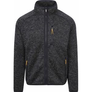 NZA sweatvest Benjamin donkerblauw gemeleerd