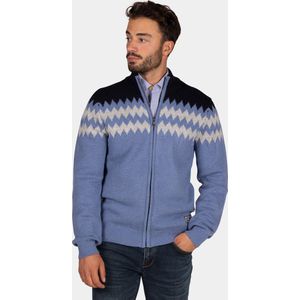NZA - Kai - Vest - Blauw - Wolmix