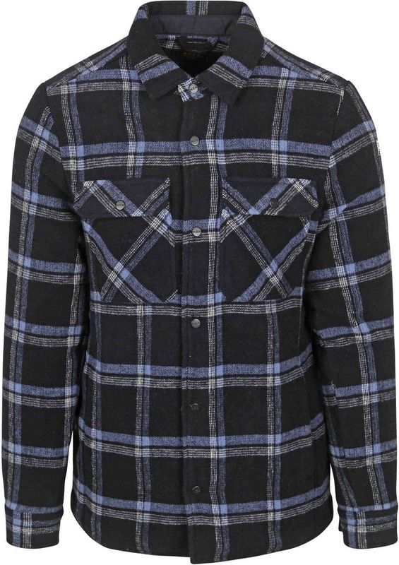 NZA - Overshirt Alex Wolmix - Blauw - Regular-fit - Jack