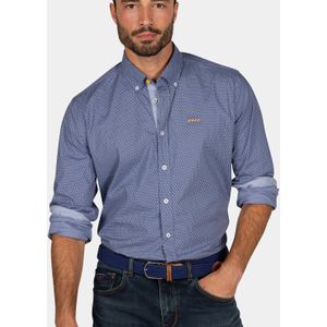 New Zealand Auckland - Casual Stretch Overhemd - Lange Mouwen - Katoen/Elasthan