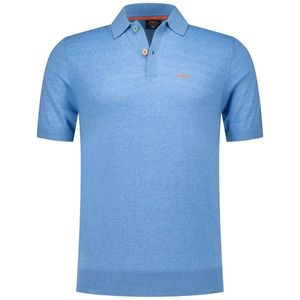 New Zealand - Poloshirt - Middenblauw - 100% Katoen