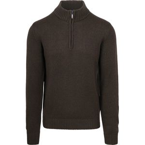 NZA - Adan - Schipperstrui - Donkerbruin - Wolmix