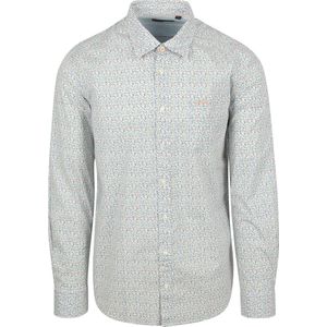 NZA - Kayson - Heren Overhemd - Blauw - Casual