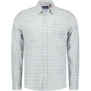NZA - New Zealand Auckland Multicolor Print Overhemd Met Borstzakje
