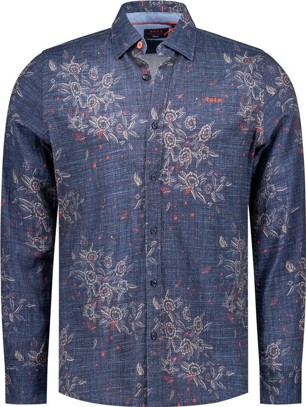NZA - 25AN557 Gunner - Heren Shirt - Lange Mouw - Kleur 1648