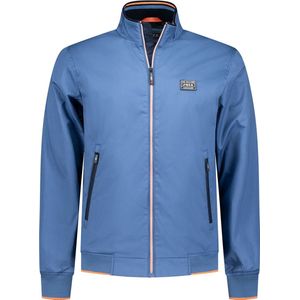New Zealand zomerjas Eggeling effen blauw normale fit