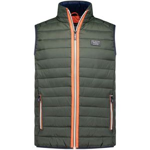 New Zealand bodywarmer Harvey groen normale fit